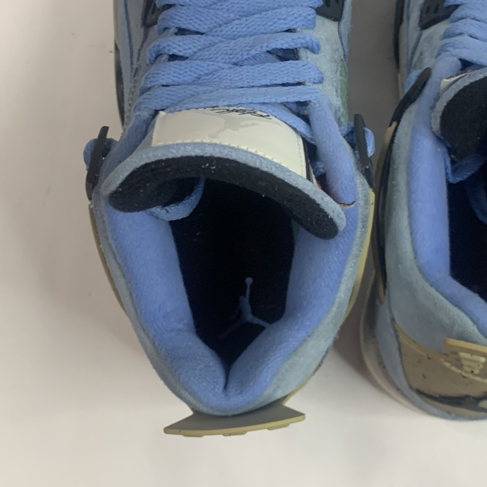 Jordan‎ 4 Retro 2021 University Blue 408452-400 Size 6Y With Box - Picture 8 of 14